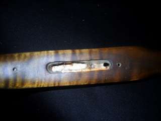   Tiger Curly Maple Muzzleloader Wood Stock 7/8 Channel Octagon  