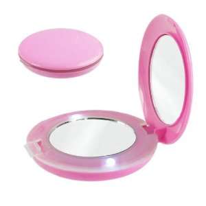  Lighted LED Magnified Compact Makeup Mirror   3X Magnified 