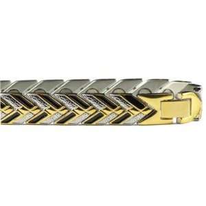    Strength   Stainless Steel Magnetic Therapy Bracelet Jewelry