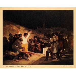  1945 Print Goya Execution Prado Madrid Spain Napoleon 