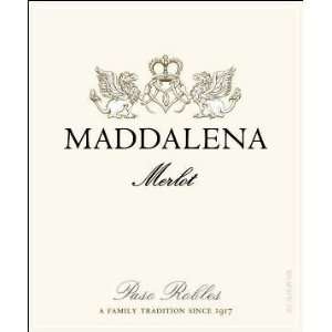  2006 Maddalena Vineyard Paso Robles Merlot 750ml: Grocery 