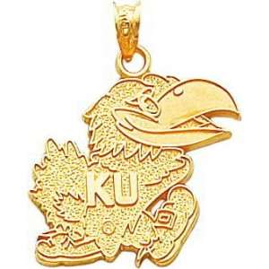   University of Kansas KU Jayhawk Mascot Charm Arts, Crafts & Sewing