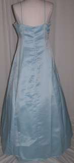 Gorgeous Gown Dress Party Gala Evening Pageant Blue 2X  