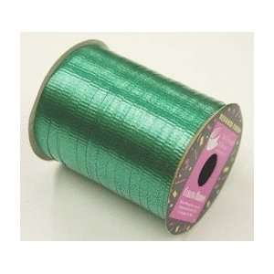  Mayflower 11591 50 Foot Poly Ribbon   Emeral Pack Of 12 