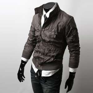 JK15 Mens Korea Casual windbreaker jumper jacket/ 5Clr  