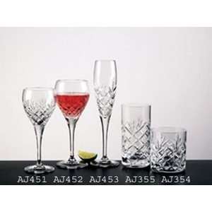  Jane Seymour Handcut Crystal Wine Glass Set of 7: Kitchen 