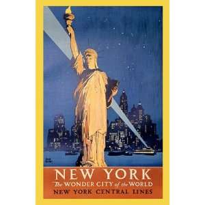  NEW YORK THE WONDER CITY OF THE WORLD STATUE LIBERTY SMALL 