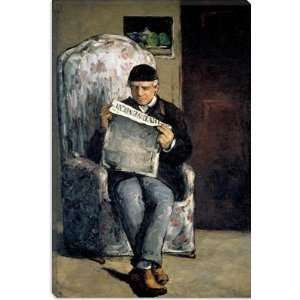  The Artists Father (Reading LEvenement) 1866 by Paul 