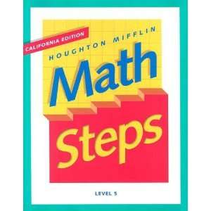    HM Math Steps California Level 5 [Paperback]: Editor: Books