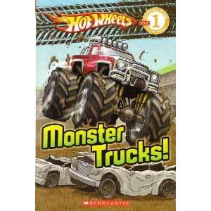  Hot Wheels: Monster Trucks! (Scholastic Reader Level 1 