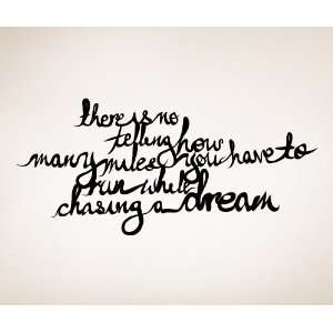 Vinyl Wall Decal Sticker Chasing Dreams Quote #OS_MB284:  