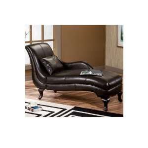  Leather Left back Contour Chaise Lounge