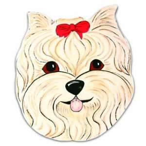   Gift Company Decorative Dog Ear Plate   Yorkshire   Sherri Kay   45371