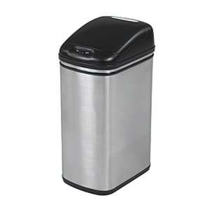  Kazaam Trash Can, 8.5 Gallon Capacity, Stainless Steel 