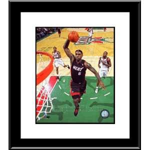  LeBron James, Miami Heat, FRAMED SPORTS ART 20x22 