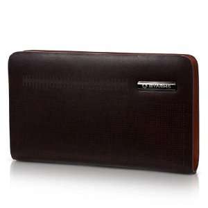   Leather Clutch Bag Fashion & Style COLOR Dark Brown: Sports & Outdoors
