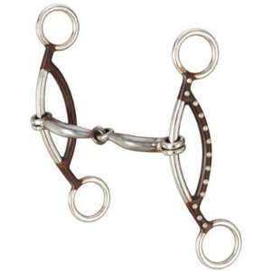  Kelly Antique Brown Dots Snaffle Gag 5