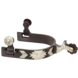  Kelly Silver Star Antique Brown Southwest Spur: Sports 