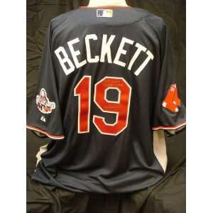 Josh Beckett Game Used 2009 All Star B.P. Jersey 1/1 