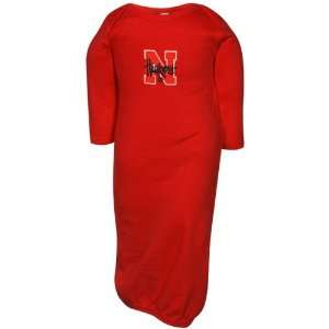   Nebraska Cornhuskers Infant Scarlet Layette Gown