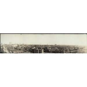 Panoramic Reprint of Birds eye view of Louisville, Kentucky:  