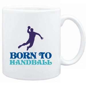  Mug White  BORN TO Handball  Sports: Sports & Outdoors