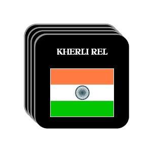  India   KHERLI REL Set of 4 Mini Mousepad Coasters 