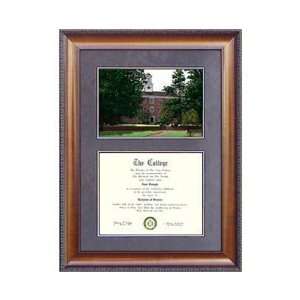  Ohio University Suede Mat Diploma Frame with Lithograph 