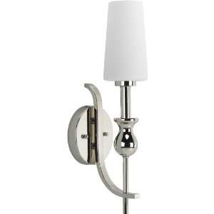   Nickel LadyLuck One Light Wall Sconce from the LadyLuck Collect