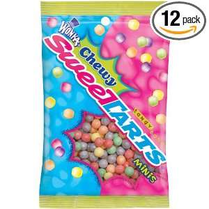 Wonka Sweetart Chewy Mini, 4 Ounce Bags: Grocery & Gourmet Food