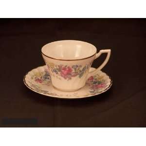 Syracuse Lilac Rose Cups & Saucers:  Kitchen & Dining