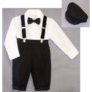 Infants & Toddlers 5 pc Knickers length Pants Outfit Tuxedo Style with 