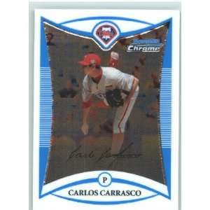 2008 Bowman Chrome Draft Prospects # BDPP66 Carlos Carrasco FG (Future 