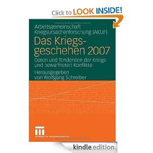   und Tendenzen der Kriege und bewaffneten Konflikte (German Edition