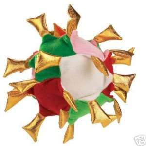 Zanies Holiday Crinkle Orb 15 Plush Dog Toy GOLD: Kitchen 