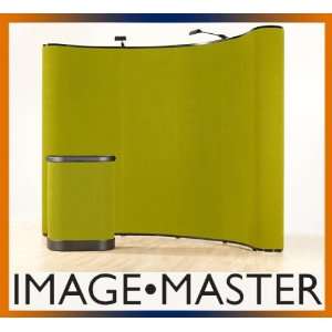   Image Master 10 Curved Floor Pop Up Display (Yellow)