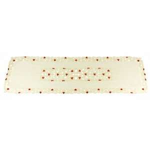  Heritage Lace Holiday Holly Table Runner 15 X 54
