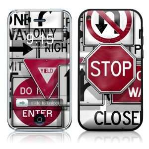 Signs Design Protector Skin Decal Sticker for Apple 3G iPhone / iPhone 