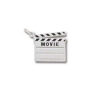  Movie Clap Board Charm   Gold Plated Jewelry