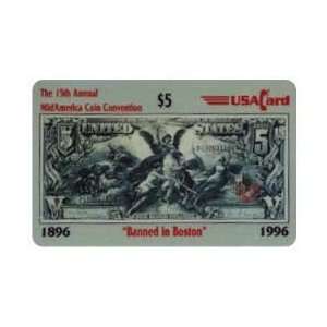  Collectible Phone Card $5. Mid America Coin Conv. (06/96 