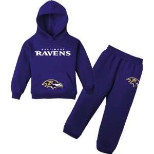  Baltimore Ravens Toddler Fleece Hoodie and Pant Set: Sports & Outdoors