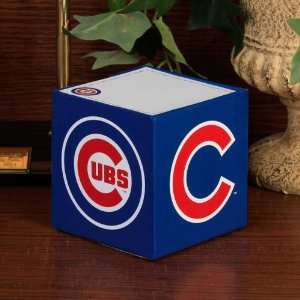  MLB Chicago Cubs 800 Page Note Cube Holder Sports 