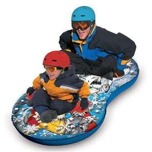  Uncle Bobs 65 Inch Inflatable Double X Snow Tube Sports 
