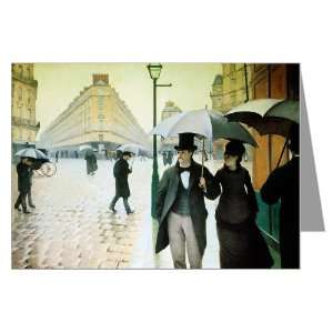   painting Titled Rue de Paris, Wet Weather Office Products
