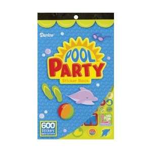  Darice Sticker Book 9 1/2X6 Pool Party 600 Stickers; 12 