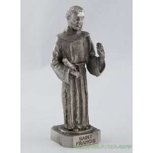  Francis 2 1 2in. Pewter Statue