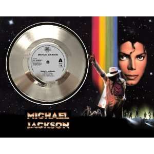   Michael Jackson Smooth Criminal Framed Silver Record A3: Electronics