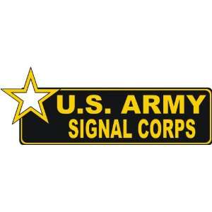 United States Army Signal Bumper Sticker Decal 6