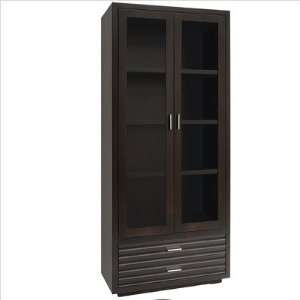  Catania Two Door Curio Cabinet in Espresso Furniture 