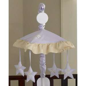    Purple Dragonfly Dreams Musical Mobile by JoJo Designs White Baby